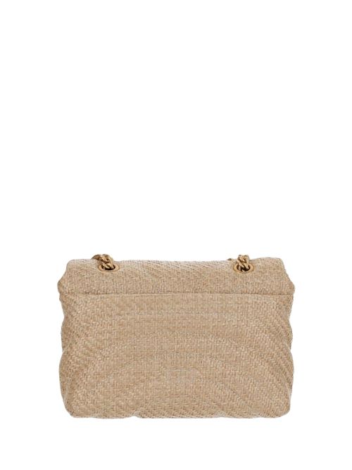 Borsa mini Classic Love Puff in rafia Beige PINKO | 100039 A2C8C50Q